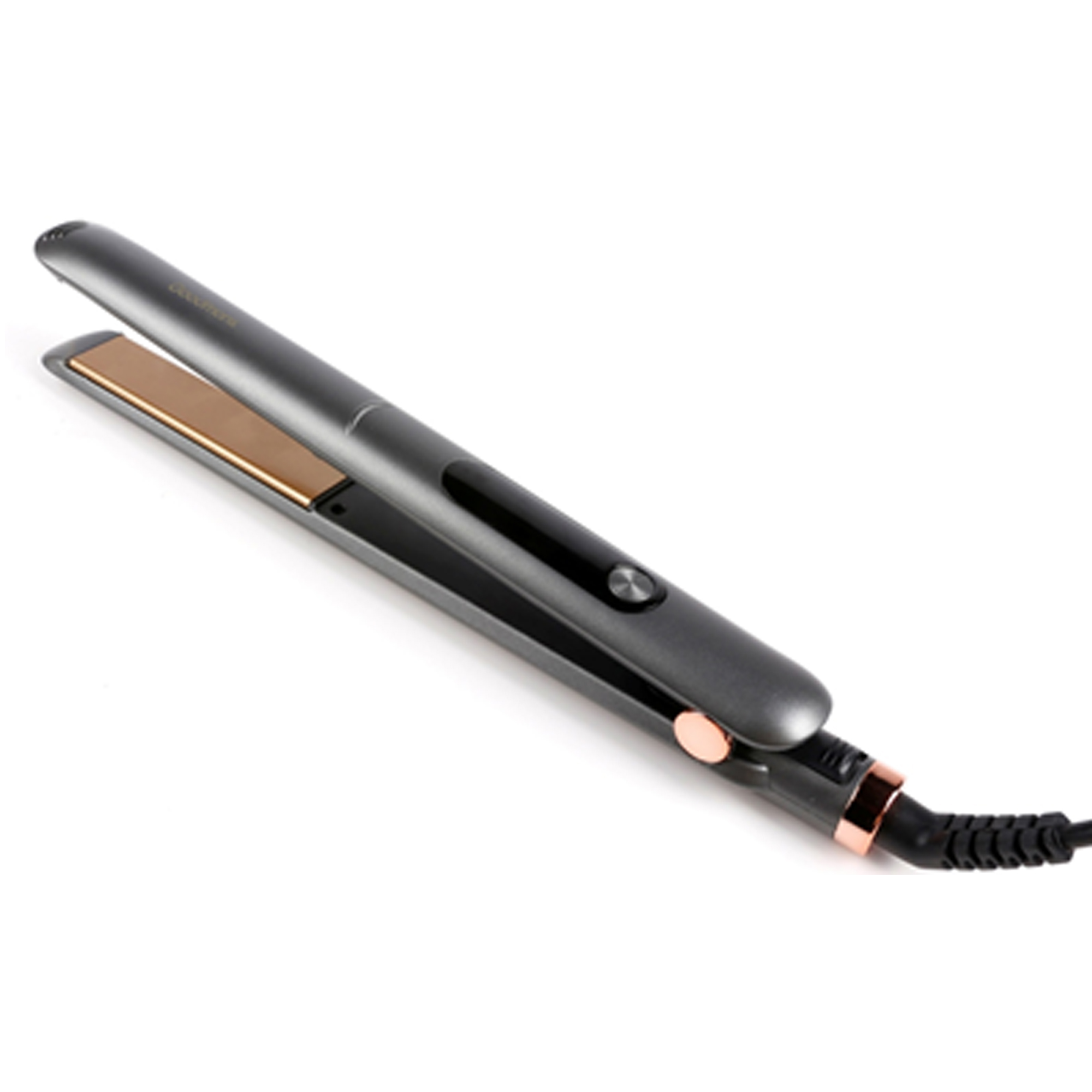 Goodmans 40 Watt Personal Hair Straightener model 414036 Grey HS front view - GharOne Nepal